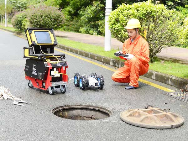 峪泉镇管道机器人检测